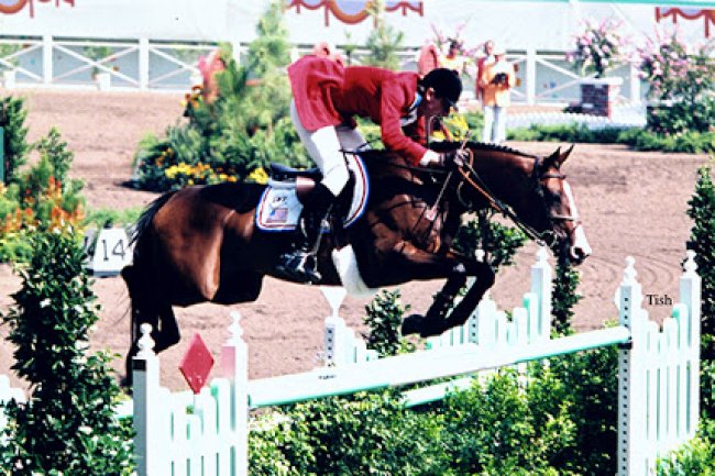 Olympics - 1984 Los Angeles - Equestrian - Show Jumping Individual - Jump Off For Gold