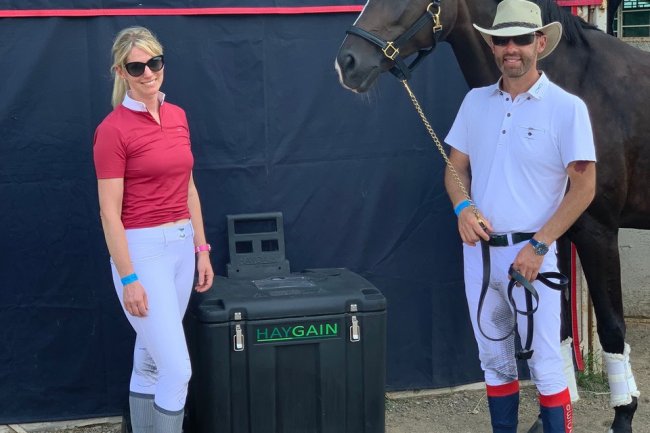 Home & Away: Steamed Hay is Here to Stay for Team Irwin Dressage.