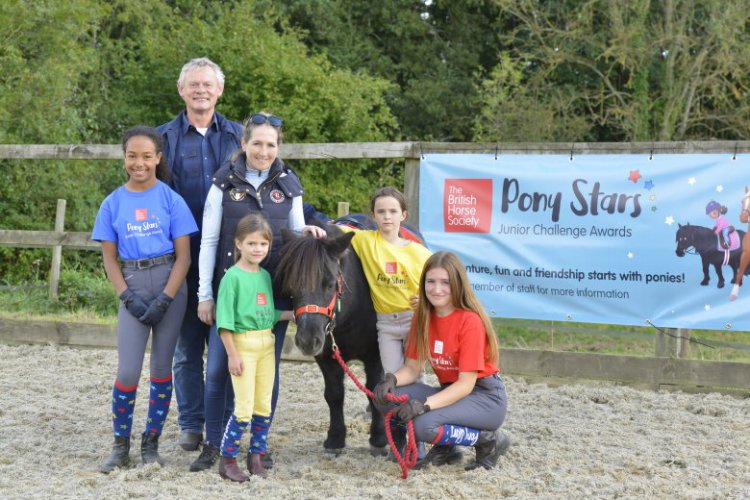 Martin Clunes and Laura Collett launch new scheme to find the next generation of equestrian Olympians.