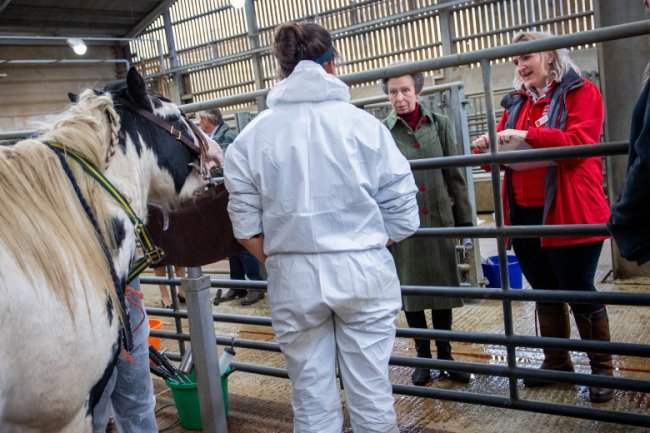 HRH The Princess Royal visits BHS Healthcare Clinic in Kent.   