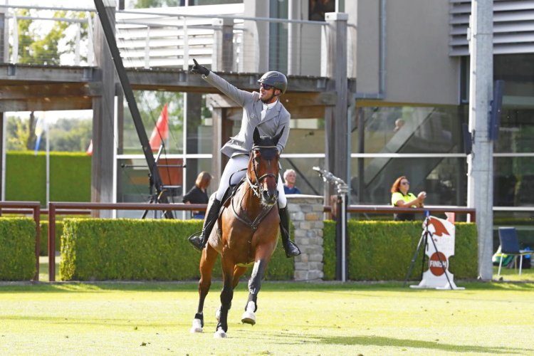 Third CSI5* Grand Prix win in past six months for Philipp Weishaupt and Coby as they dominate at Tops International Arena