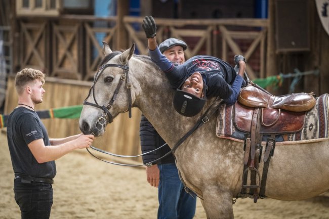 2022 EDITION OF THE LONDON INTERNATIONAL HORSE SHOW RIDING ACADEMY HOSTED BY HOLLYWOOD STUNT ACTORS