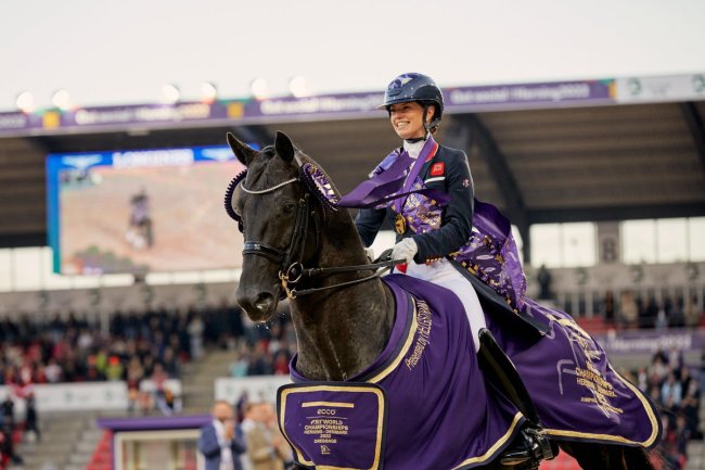 World Champions Charlotte Fry and Glamourdale take FEI Dressage World Rankings number one slots