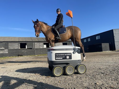Starship Technologies is working with The British Horse Society to pioneer highway code for delivery robots and horses
