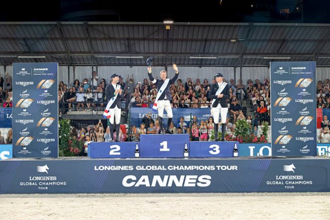 Maikel van der Vleuten retains Championship lead in electric Longines Global Champions Tour Grand Prix of Cannes