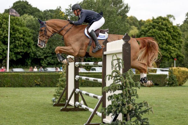 Riders line-up for the 61st  Al Shira’aa Hickstead Derby Meeting