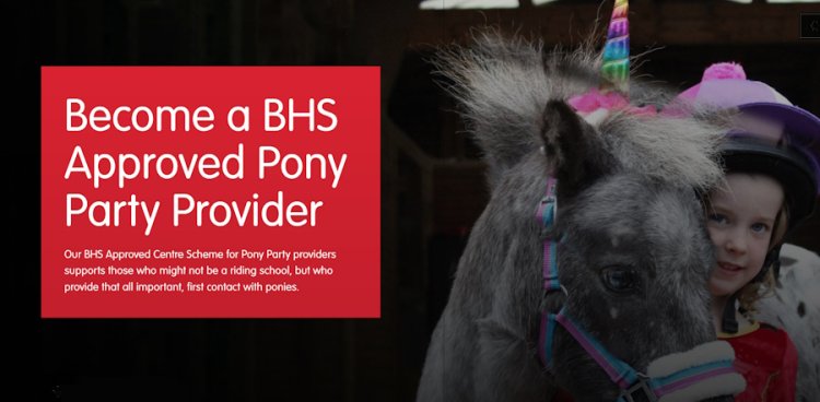 The British Horse Society launch new Pony Parties scheme to inspire next generation of equestrians
