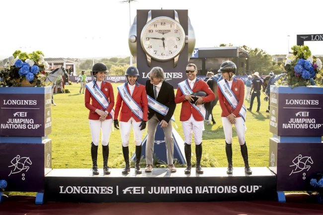 Red, white and blue eye the gold as USA gets set for the Longines League of Nations™
