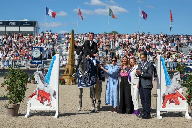 Estatic home win for Marc Dilasser on final day of Longines Global Champions Tour of Paris